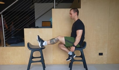 Seated Knee Extension - Bent