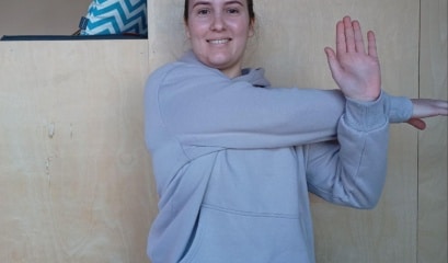 Posterior Capsular Stretch position 2