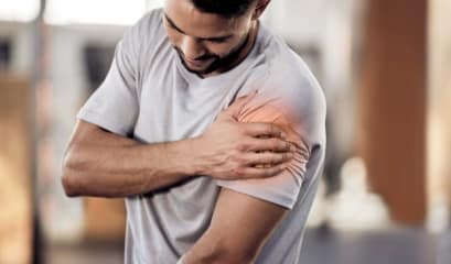 Man,,gym,or,bodybuilder,with,shoulder,pain,in,workout,,training