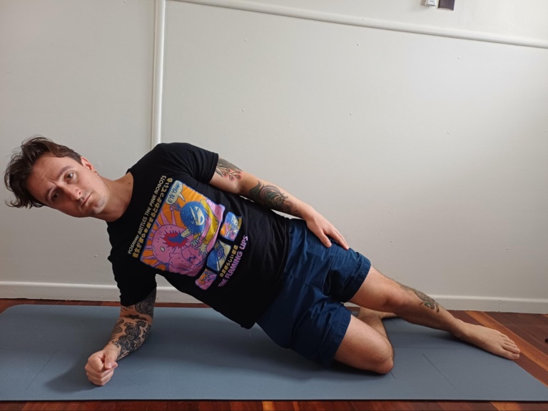 One Knee Bent Side Plank